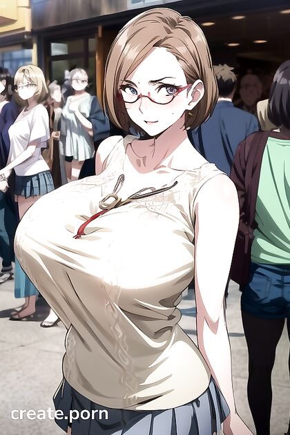 Gigantic Breasts Center Stage in Crowded Hentai Scene