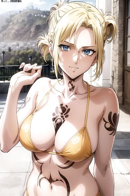 Blonde Hairstyle from the 90s Takes Center Stage in Seductive Hentai Action