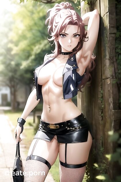 Lara Croft from Tomb Raider Adorns Stud Earrings and Studded Belt in Steamy Hentai Action