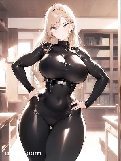 Thick and Seductive, Leaning Forward for Your Pleasure in Hentai AIPorn