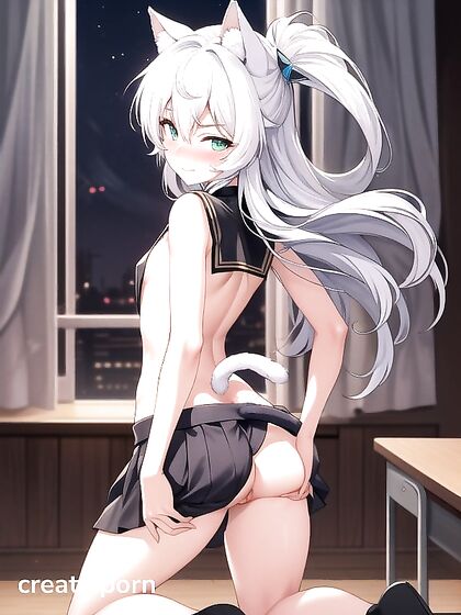 Skirt Flipping Fun with a Sizzling hentai Character