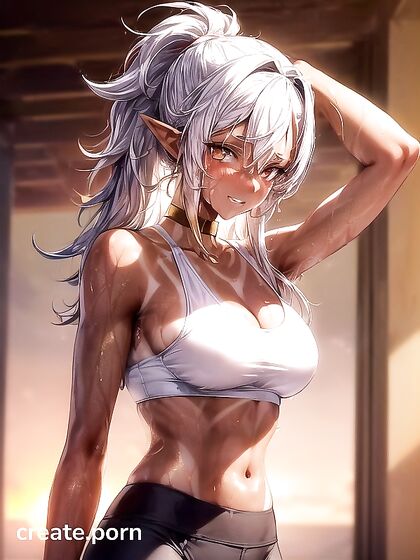 Ultra-Detailed Sweaty Scenes Showing the Nape in Seductive Hentai'action