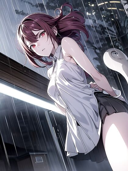 Hands-On-Hips Action with a Rounded-Ass Beauty in hentai Ai Porn
