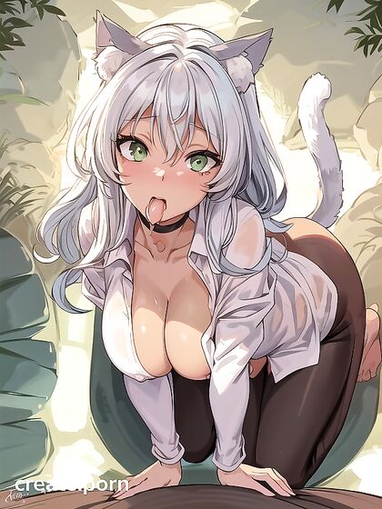Green-Eyed Beauty with Pubic Hair Seduces in Bamboo Forest hentai