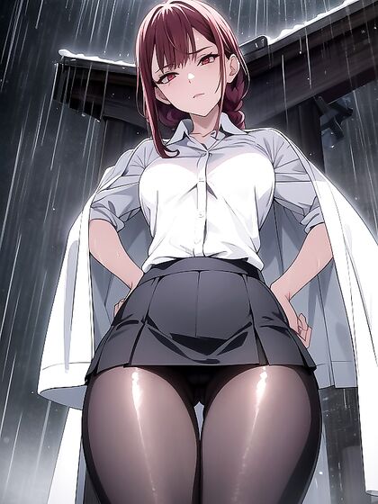 Small Breasts and Multiple Asses Soak in the Rain for Steamy hentai Pleasure