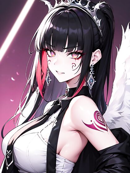 Villainess Stares Intensely at You inMind-Blowing Front View Hentai Action