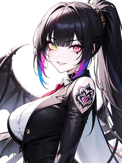 Frowning Eyebrows and Glowing Eyes in Divine Hentai Pleasure