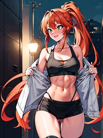 Small Breasts, Long Dick, Light Brown Beauty in Seductive Hentai Action