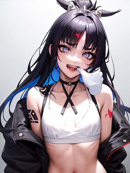 Diadem-Wearing Beauty with Round Ass Squints Seductively in Hentai