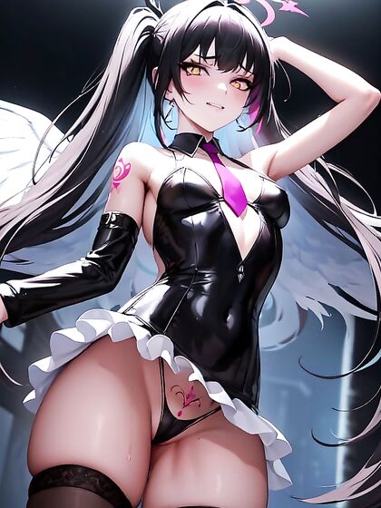 Wet Clothes and Sharp Fangs in a Seductive Black-Tie Hentai Experience
