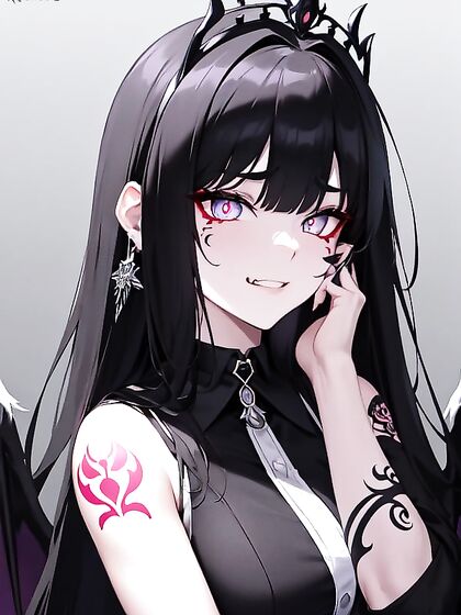 Grinning Man with Cape and Intricate Facial Tattoos in Hentai Pleasure
