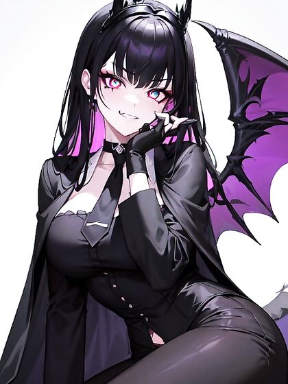 Demon Wings and Glowing Eyes: Intense Hentai Bangs with Supernatural Seduction
