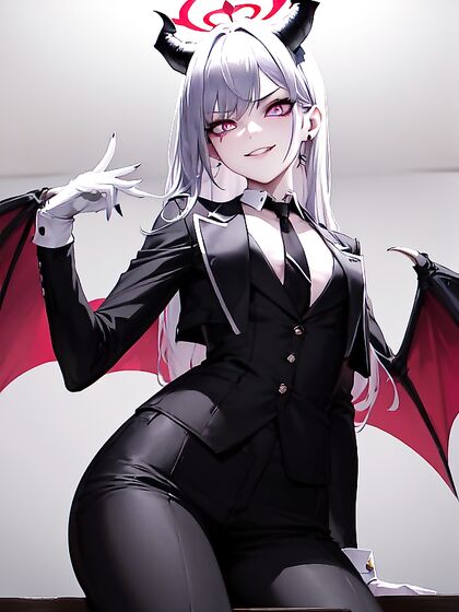 Elegant Black-Tie Night with Seductive Earrings and Endless Hentai Pleasure