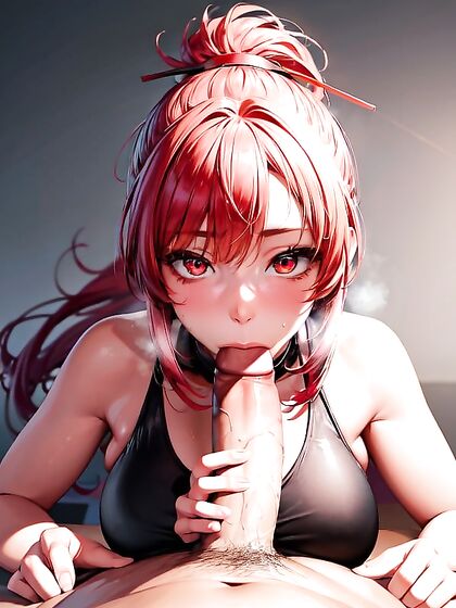 Muscular Red-Eyed Demigod Unleashed in Intense Hentai Action