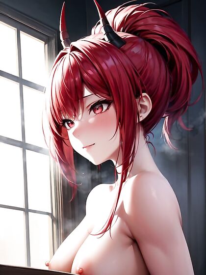 Detailed Redhead Enjoying Her Medium Ass in Steamy Hentai Scenes