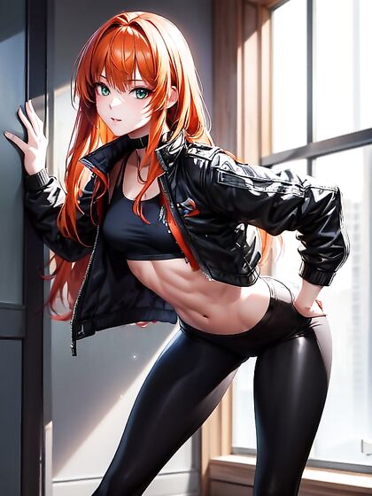 Small Breasts and Leggings Stretch in Intense Long-Length Hentai Scenes