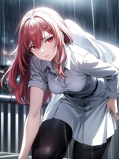 Braided Beauty Navigates Cyberpunk City in Steamy Hentai Scenes