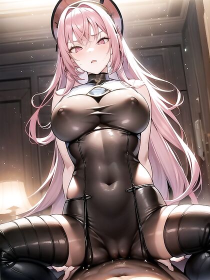Red-Haired Beauty in Leggings Seduces Her Harem in Steamy Hentai Action