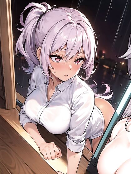 Thick Lines and Seductive Poses: Hands-On-Hip Action in Hentai AI Porn