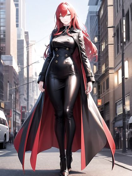 Tall and Slim Beauty in Seductive Hentai Action