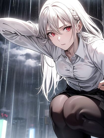 Seductive Pose: Hands on Hips in Erotic Hentai Scenes