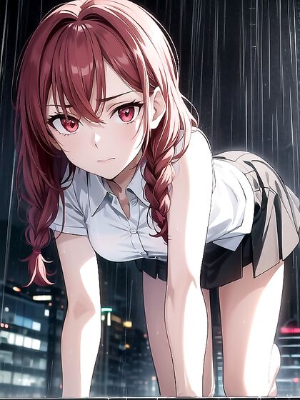 Close-Up hentai action with Glowing Eyes and a Rounded Ass