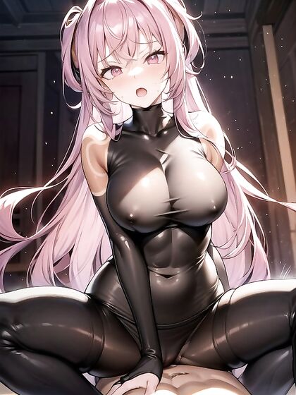 voluptuous Woman with Large Ass and Crossed Arms in Detailed Hentai Scenes