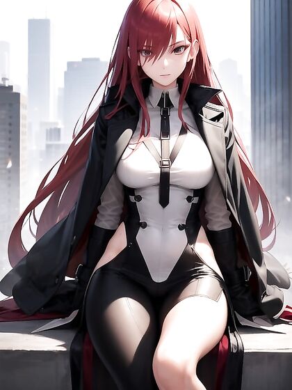 Makima from Chain Saw Man Seduces in an Urban Setting for Intense Hentai Fun