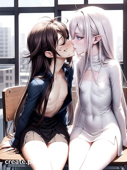 Long-Length Hentai Fantasy with Seductive Blue-Eyed Beauty in Intense AI Action