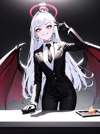 Giant Demon Wings and Seductive Grin: Intense Hentai Pleasure for You