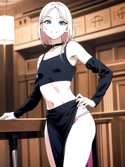 Blue-Eyed Beauty Dances Seductively at the Bar in Steamy Hentai Action