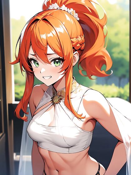 Fit Chick with Ponytail Takes on Exciting Hentai Adventures