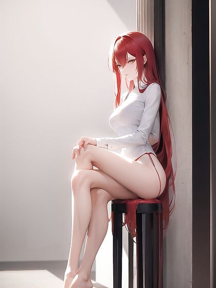 Tall Femme Fatale in Trench Coat Seduces in Steamy Hentai Action