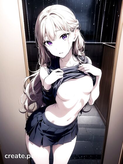 Raining Romance: Detailed Outdoor Encounters with Crowds in Hentai AIPorn