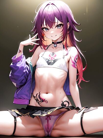 Vibrant Messy Hairstyles Drenched in Head Bukkake Hentai Action