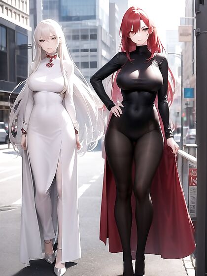 Sitting Down and Presenting Her Vagina in Steamy Hentai Action