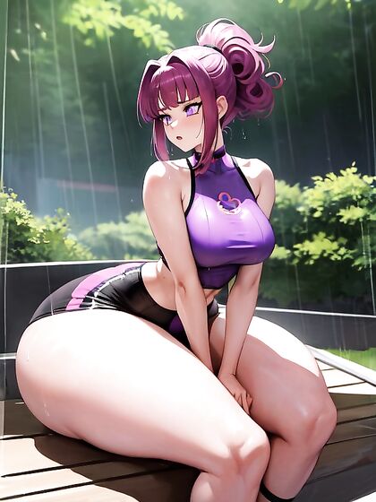 Fit Girl 18+ with Straight Ponytail Rides the Dick in Steamy Hentai Action