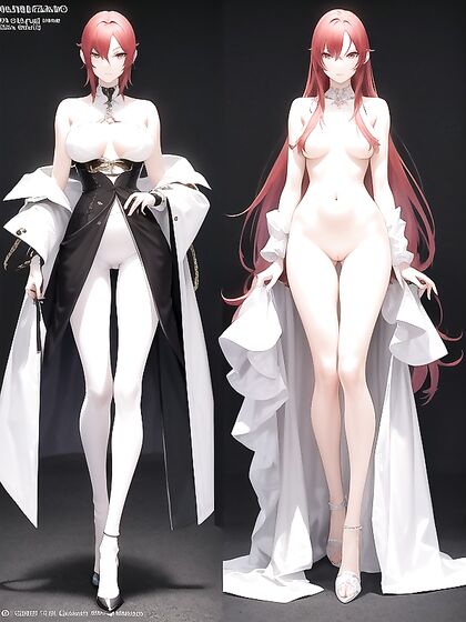 Female Standing with Legs Spread for Intense Hentai Pleasure