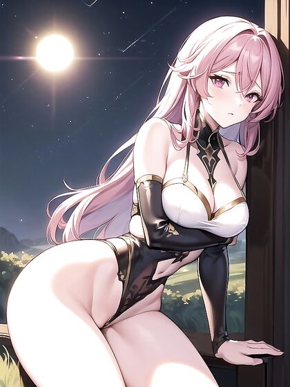 Sensual Legs Spread Wide in Seductive Seated Hentai Action