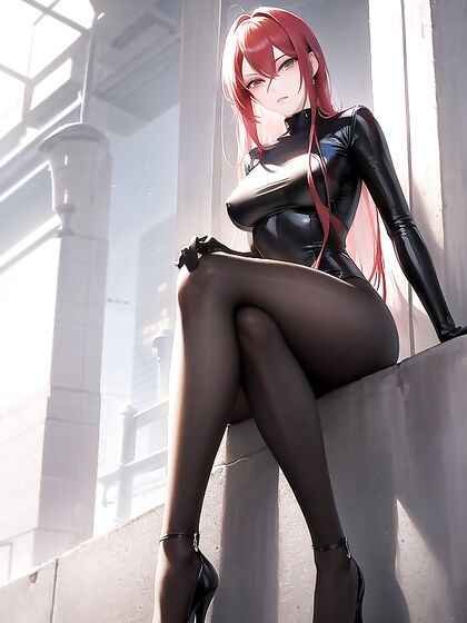 Elegant Woman in Trench Coat Reveals Her Sexy Vagina in Hentai Scenes