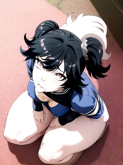Pigtails Girl 18+ Surrounded by Many Guys in Wild Hentai Action