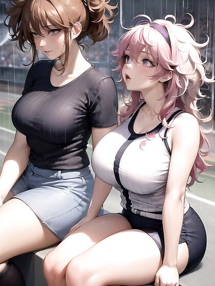 Huge-Ass Beauty with Crossed Legs Takes On Multiple Dicks in Hot Hentai Action