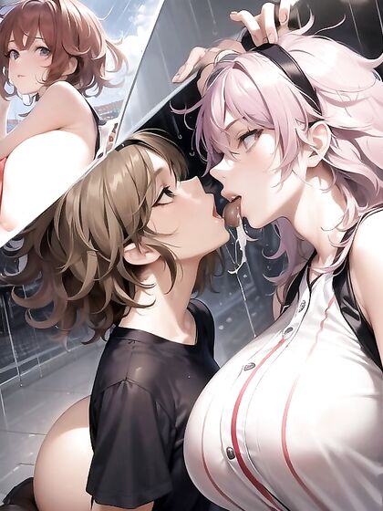 Large-Busted Babe Gets Pleasured at the Baseball Stadium in Steamy Hentai Action