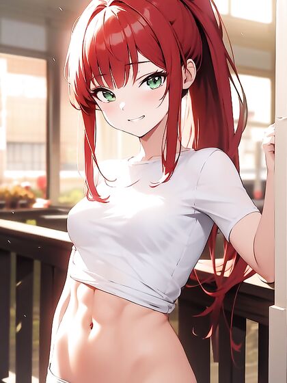 Fit Light Brown Beauty Smirks Her Way Through Seductive Hentai Scenes