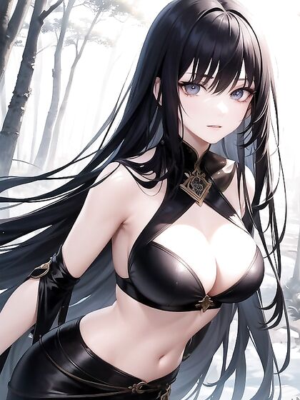 MysticalForest Enchants with Seductive Aura and Supernatural Charm in Ethereal Hentai Scenes