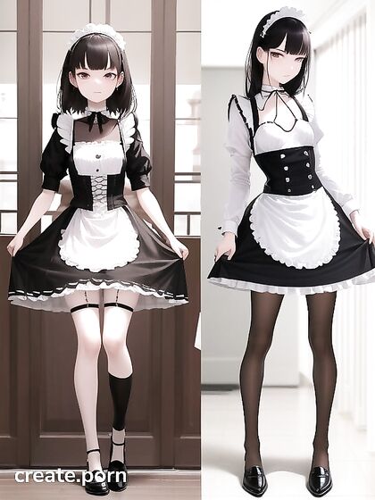 18-Year-Old With Small Breasts Teased in Skirt Hentai Scene