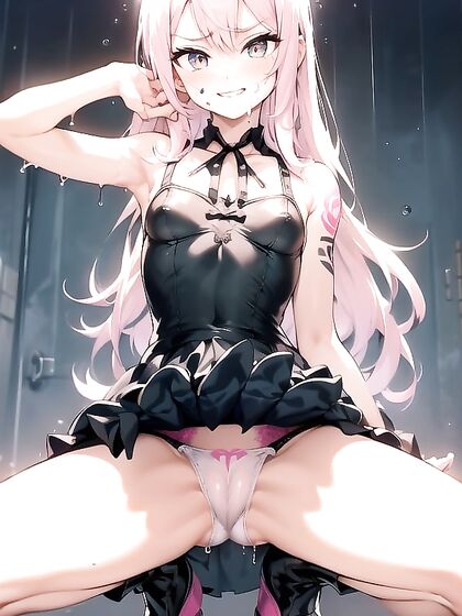FrowningEyebrows Wears WhitePanties and BlackTie in Sinful Hentai Scenes