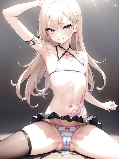 Rounded Breasts and Camel Toe Action in Busty Hentai Bangs Feast