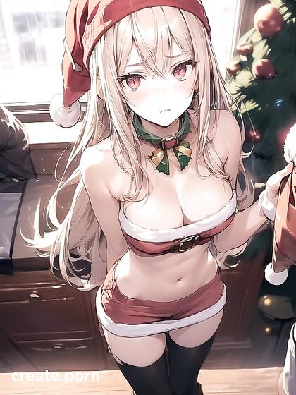 Blonde With Long Locks and Seductive Red Eyes in Steamy Hentai Action