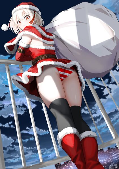 Hentaicorn Santa Banging His Ho-ho Horny Whores in XXX Pic